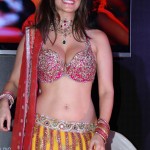 Sunny Leone hot lehenga and smiling