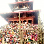 People during Indrajatra
