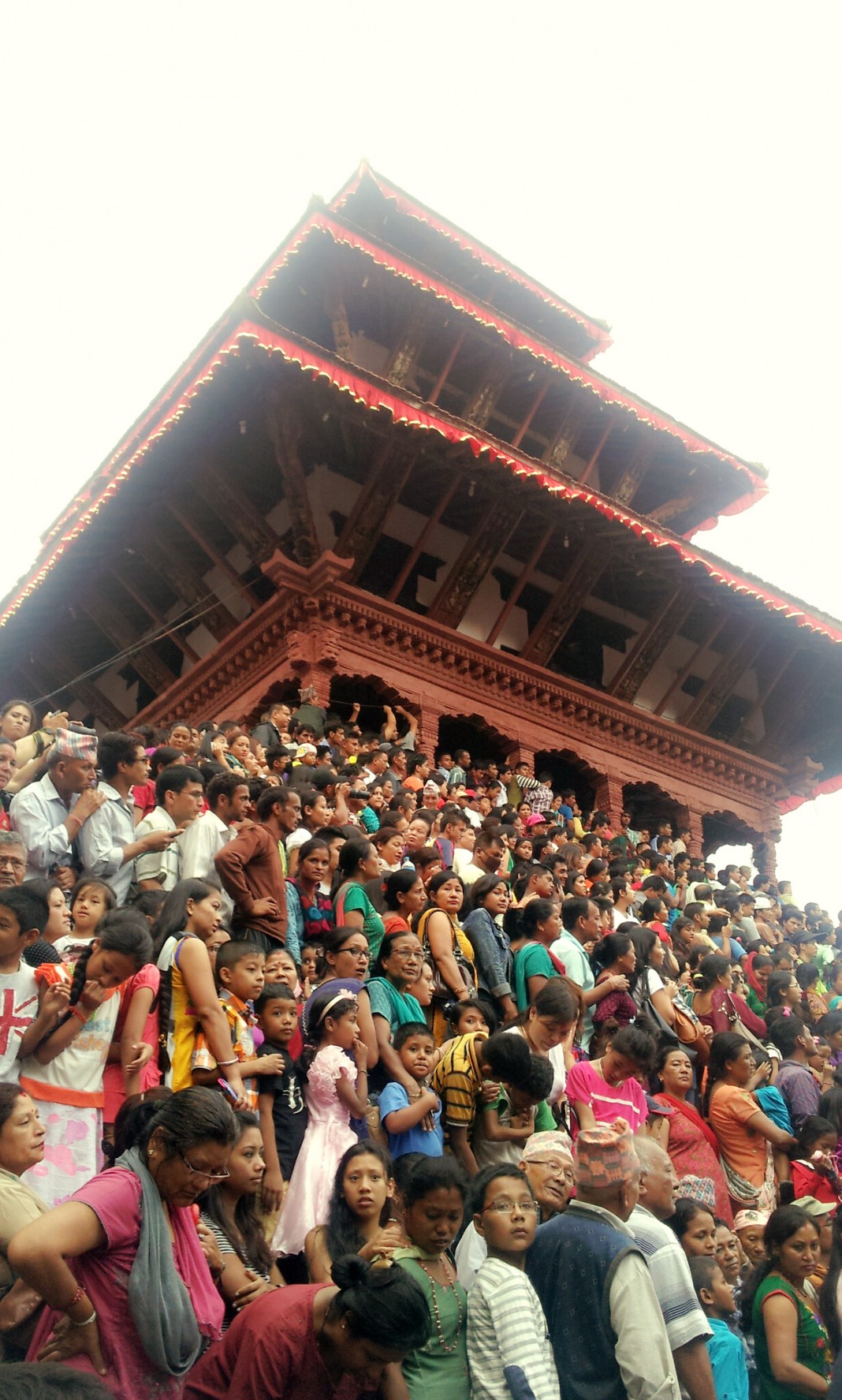 People in Indrajatra
